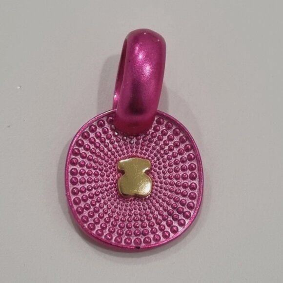 Tous Oursin Fuchsia Silver Pendant - Picture 1 of 3
